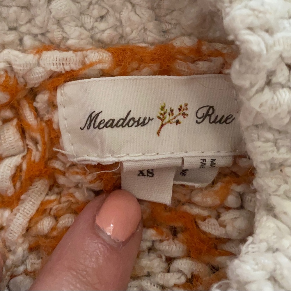 Multi color Anthropologie sweater🧡 - Picture 5 of 5